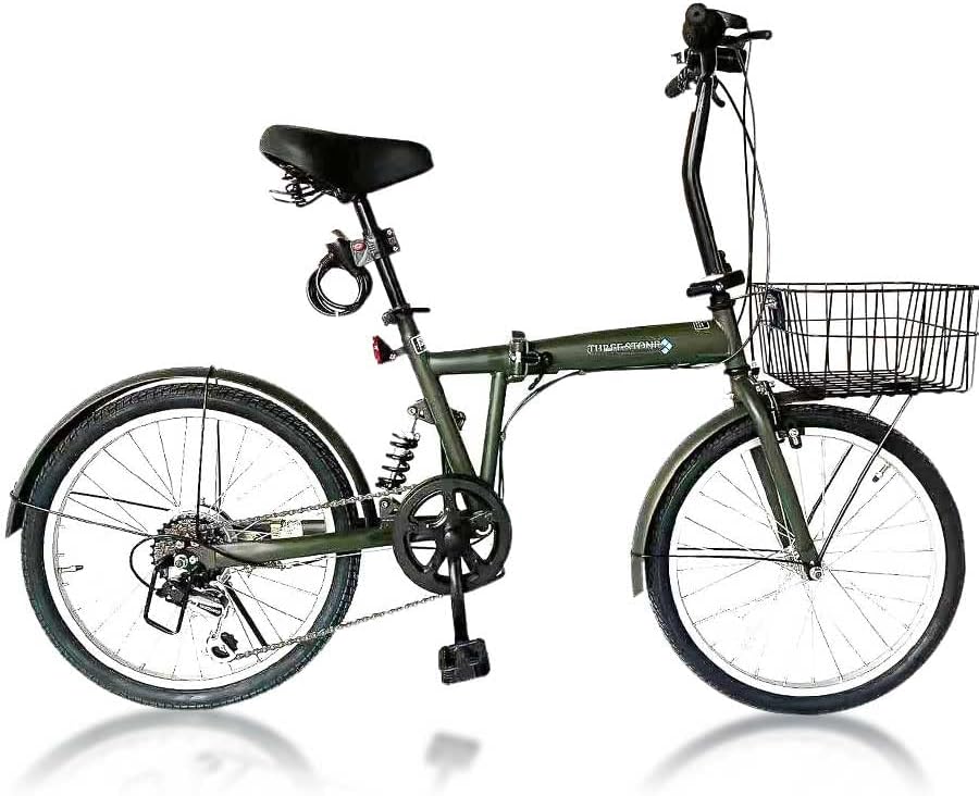 TUFF WADA 和田サイクル 20インチ 折りたたみ自転車 6段変速 リア